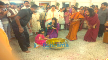 Aishwarya Rai Bachchan snapped at the Durga Puja festivities at Ramkrishna mission
