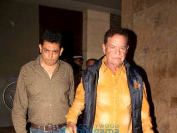 Iulia Vantur watches 'Judwaa 2' at Salim Khan's club screening