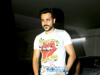 Ileana D'Cruz and Emraan Hashmi grace a screening of their film 'Baadshaho'