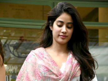 Jahnavi Kapoor snapped at The Kitchen Garden in Bandra
