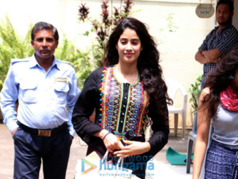 Jahnavi Kapoor snapped during her dance rehearsals