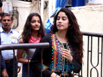 Jahnavi Kapoor snapped during her dance rehearsals