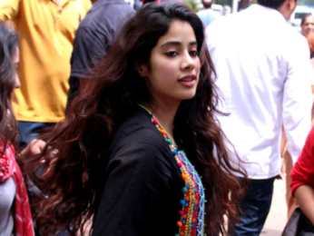 Jahnavi Kapoor snapped during her dance rehearsals