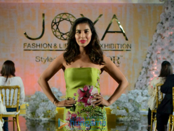 Richa Chadda, Urvashi Rautela, Sophie Choudry, Mandana Karimi and others walk the ramp at the Joya Lifestyle and Fashion Exhibition