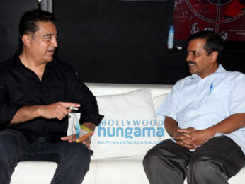 Kamal Haasan meets Delhi's CM Arvind Kejriwal