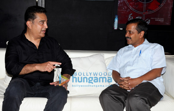 Kamal Haasan meets Delhi’s CM Arvind Kejriwal