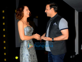Kangana Ranaut and Vivek Oberoi at Jagran Film Festival