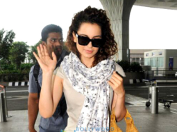 Kangana Ranaut snapped at  the airport