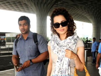 Kangana Ranaut snapped at the airport