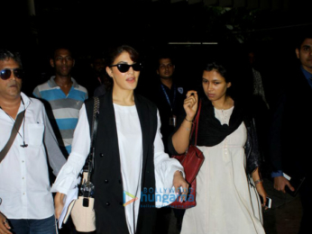 Kangana Ranaut and Jacqueline Fernandez snapped at the airport