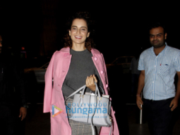 Kangna Ranaut, Kalki Koechlin and Jim Sarbh snapped at the airport