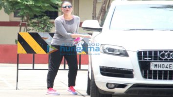 Kareena Kapoor Khan snapped leaving the gym