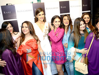 Kriti Sanon snapped during the preview of Sonaakshi Raaj's collection