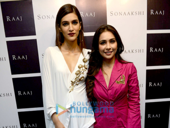 Kriti Sanon snapped during the preview of Sonaakshi Raaj's collection