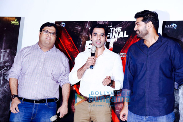 kunaal roy kapur dhwanil mehta vishal rana and others grace the press meet of the film the final exit 3
