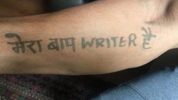 LOL! Farhan Akhtar gets ‘Mera Baap Writer Hai’ ‘tattooed’ on his hand
