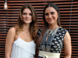 Lara Dutta and Nandita Mahtani at Miss Diva promotions
