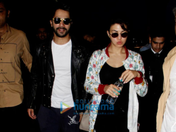 Taapsee Pannu, Varun Dhawan, Jacqueline Fernandez, Sunny Leone & Daniel Weber snapped at the airport