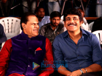 Nagarjuna and Amala Akkineni at Akkineni Nageswara Rao award press meet