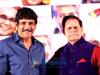 Nagarjuna and Amala Akkineni at Akkineni Nageswara Rao award press meet