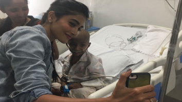 Pooja Hegde brings joy to cancer affected children at the Tata Memorial Hospital!