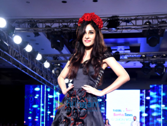 Pooja Chopra walk the ramp at Bombay Times Fashion Week