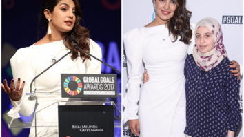 Priyanka Chopra speaks at UN Global Goals Awards; meets UNICEF’s youngest goodwill ambassador