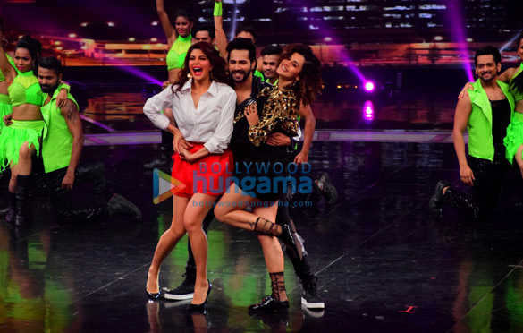 promotion of judwaa 2 on the sets of dance finale 5