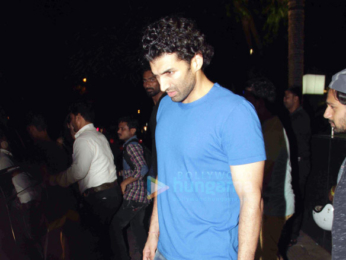 Ranbir Kapoor and Aditya Roy Kapur snapped post dinner at Hakkasan
