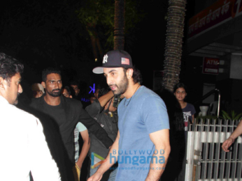 Ranbir Kapoor and Aditya Roy Kapur snapped post dinner at Hakkasan
