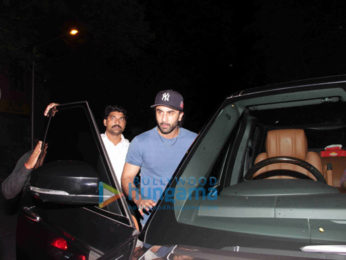 Ranbir Kapoor and Aditya Roy Kapur snapped post dinner at Hakkasan