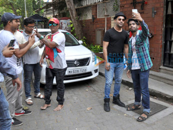 Rajkummar Rao snapped post a meeting in Juhu