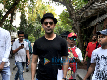 Rajkummar Rao snapped post a meeting in Juhu