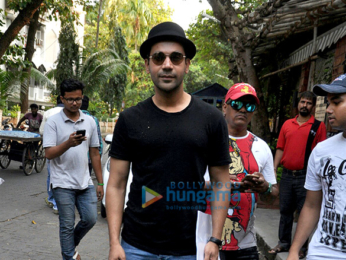 Rajkummar Rao snapped post a meeting in Juhu