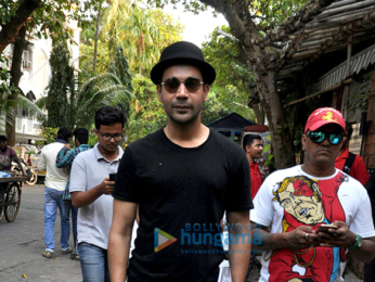 Rajkummar Rao snapped post a meeting in Juhu