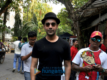 Rajkummar Rao snapped post a meeting in Juhu