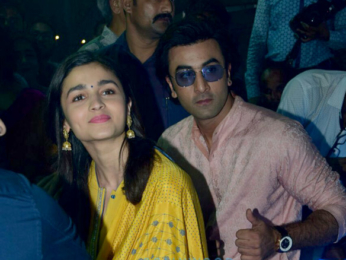 Ranbir Kapoor, Alia Bhatt, Rani Mukherji and others snapped at Durga Pooja in Juhu