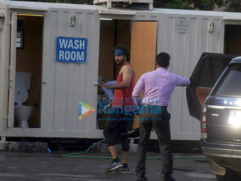 Ranbir Kapoor, Dino Morea and Aparshakti Khurana snapped at Football session in Mumbai
