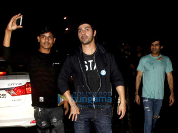 Ranbir Kapoor, Varun Dhawan, Arjun Kapoor, Aditya Roy Kapur and Ileana D’Cruz snapped post party at Sucasa Bandra