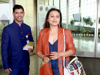 Rani Mukherji snapped at the airport today