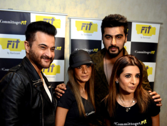Arjun Kpaoor and Chunkey Pandey grace the launch of Fit by Ravissant in Delhi