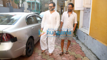 Saif Ali Khan snapped post meeting in Bandra