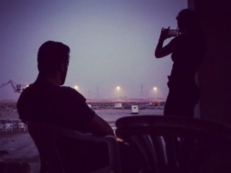Tiger Zinda Hai: Salman Khan gazes at Katrina Kaif while she captures the beautiful sunset
