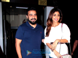 Shilpa Shetty and Raj Kundra spotted in Bandra