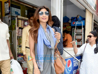 Shilpa Shetty snapped shopping in Khar