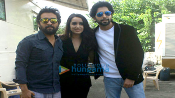 Shraddha Kapoor, Siddhanth Kapoor & Ankur Bhatia promote Haseena Parker on the sets of Dance +