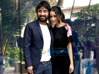 Shraddha Kapoor and Siddhanth Kapoor snapped promoting their film 'Haseena Parkar'