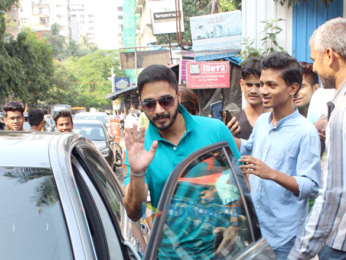 Shreyas Talpade snapped at a clinic in Bandra