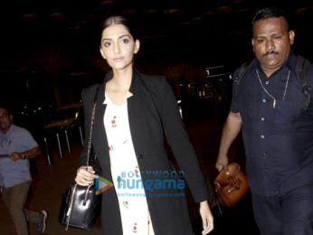 Sonam Kapoor and Pooja Hegde snapped at the airport