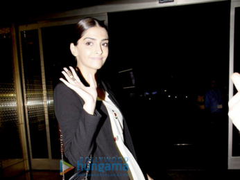 Sonam Kapoor and Pooja Hegde snapped at the airport